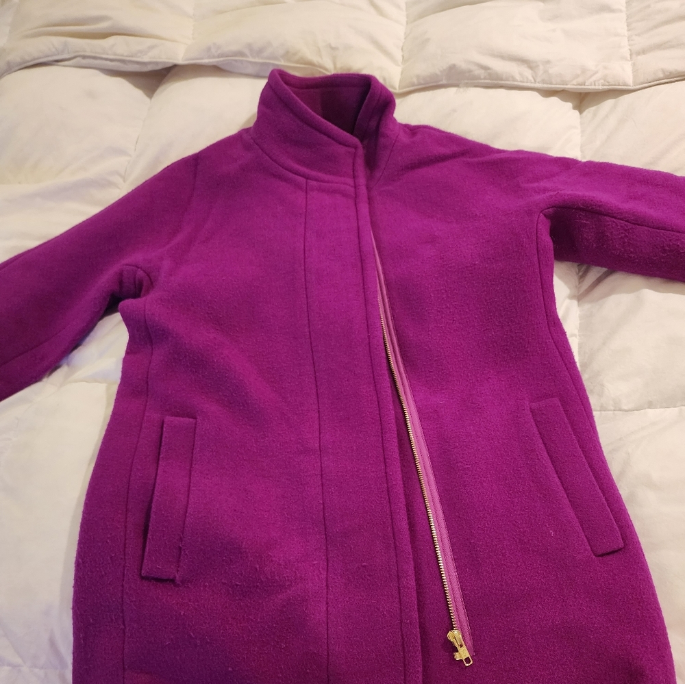 Magenta Pea Coat Size 2